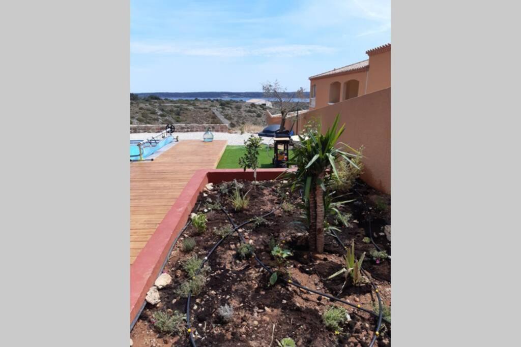 Maison avec vue sur la mer et avec piscine à Fitou Extérieur photo