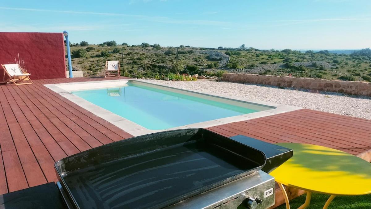 Maison avec vue sur la mer et avec piscine à Fitou Extérieur photo