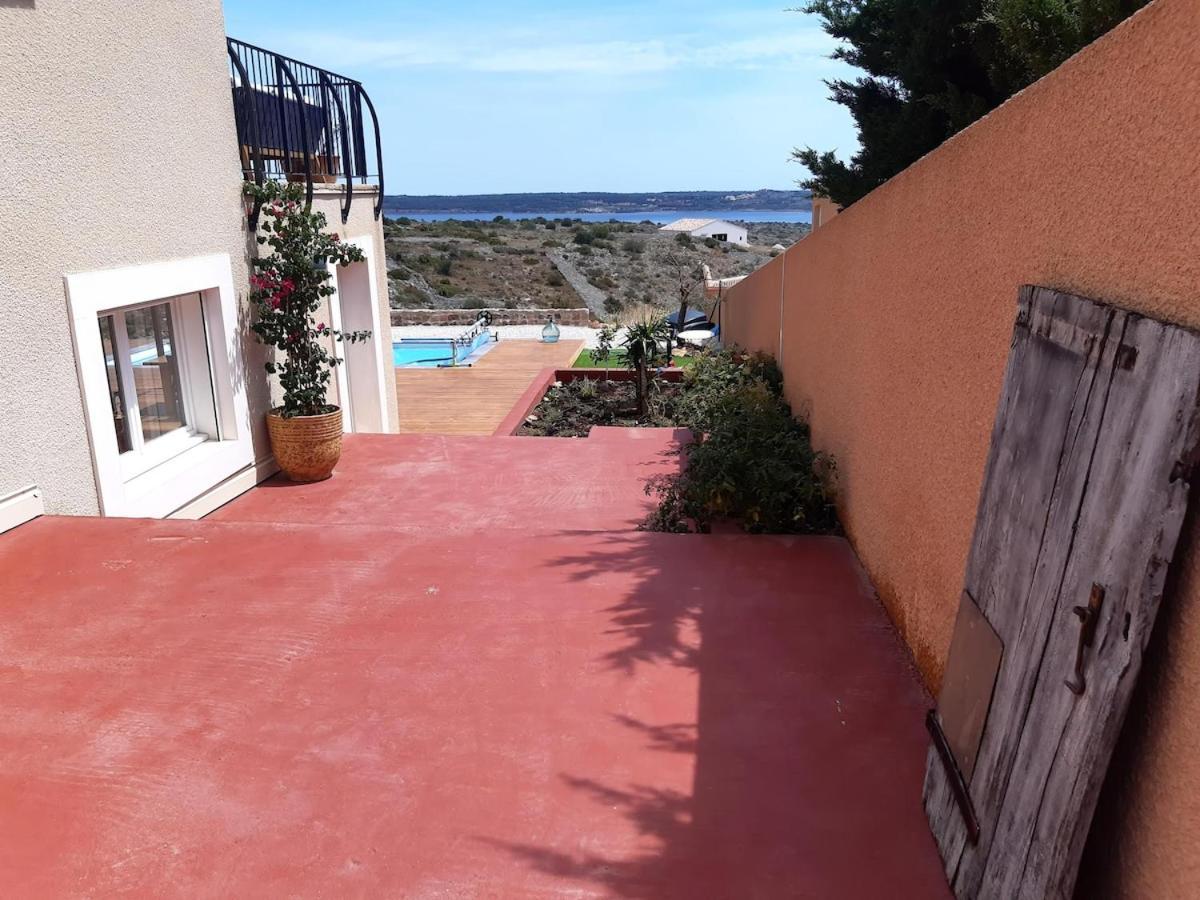 Maison avec vue sur la mer et avec piscine à Fitou Extérieur photo